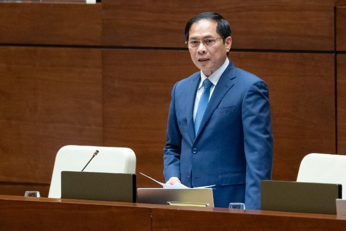 Bộ trưởng Bộ Ngoại giao Bùi Thanh Sơn lần đầu trả lời chất vấn